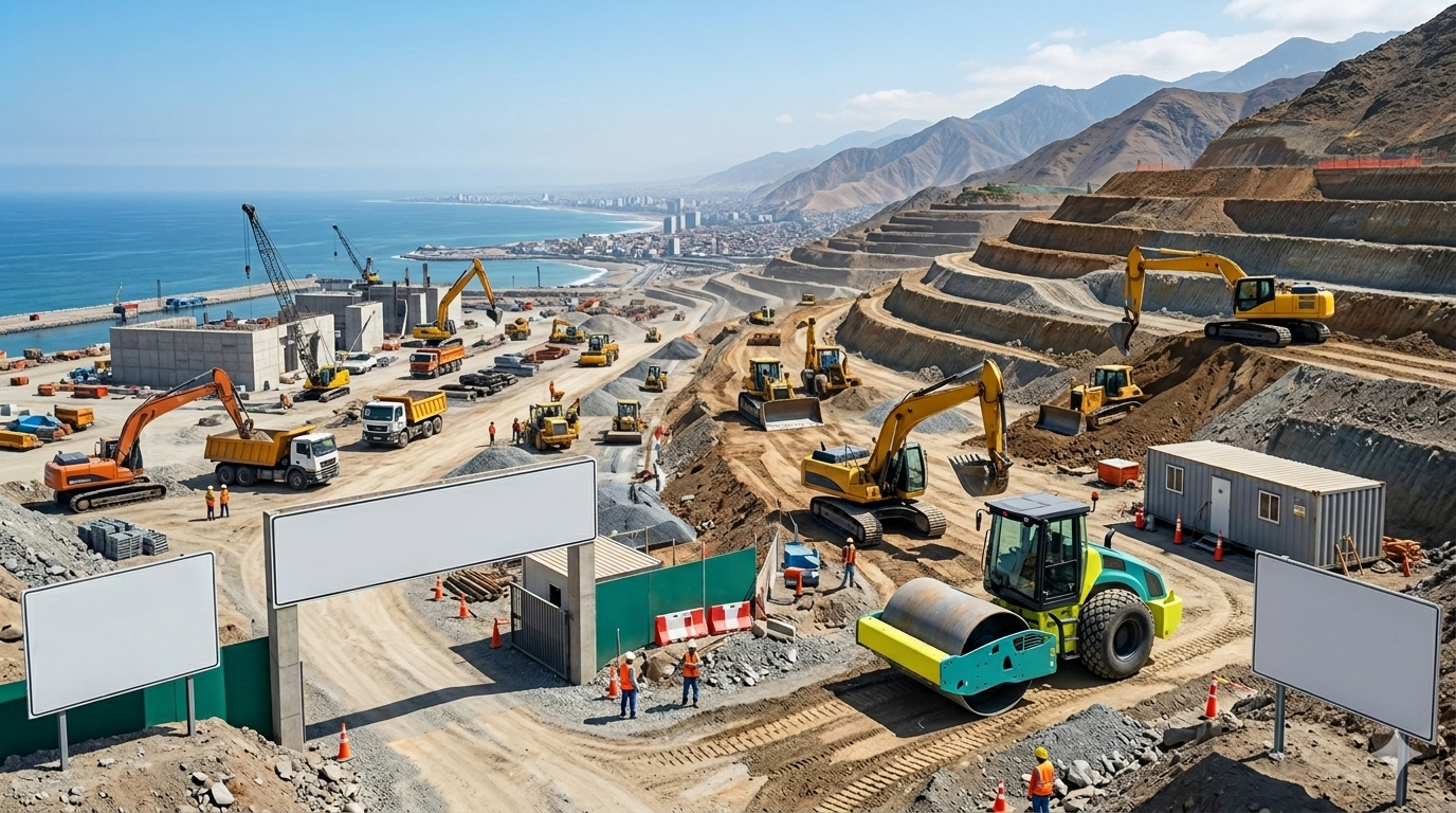 Maquina Develon en Megaproyecto